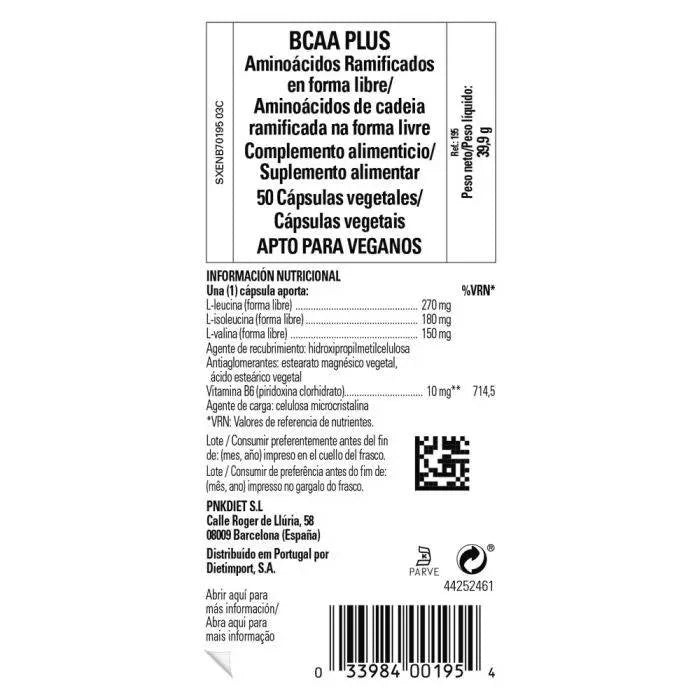 Solgar Bcaa Plus 50 Capsulas Vegetales