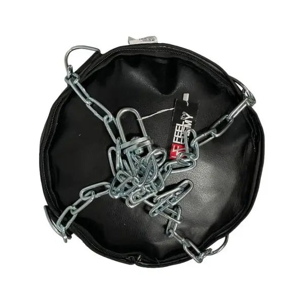 SACO DE BOXEO PROFESIONAL SIN RELLENO NEGRO 120x35CM KRF FEEL THE ENEMY