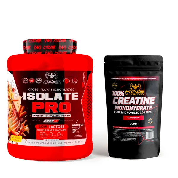 King Nutrition  Pro Isolate Protein 2Kg Proteína Isolada + 200gr de creatine monohydrate*