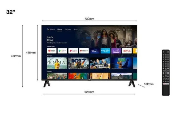 TCL 32S5400A 32"/ HD/ Smart TV/ TV WiFi