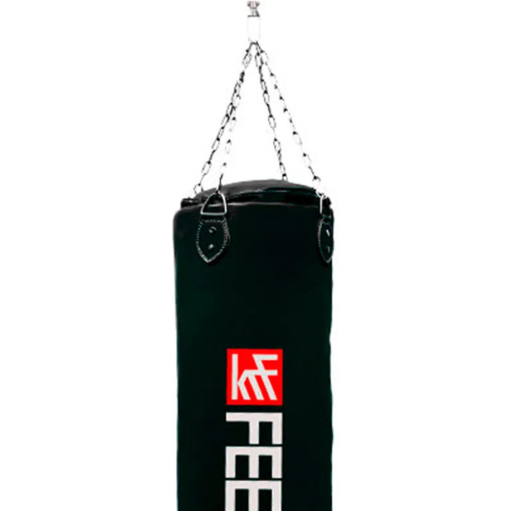 SACO DE BOXEO PROFESIONAL SIN RELLENO NEGRO 120x35CM KRF FEEL THE ENEMY