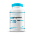 Arginina, Ornitina y Lisina - 90 Cápsulas Vegetales - Arginina - Smart Supplements
