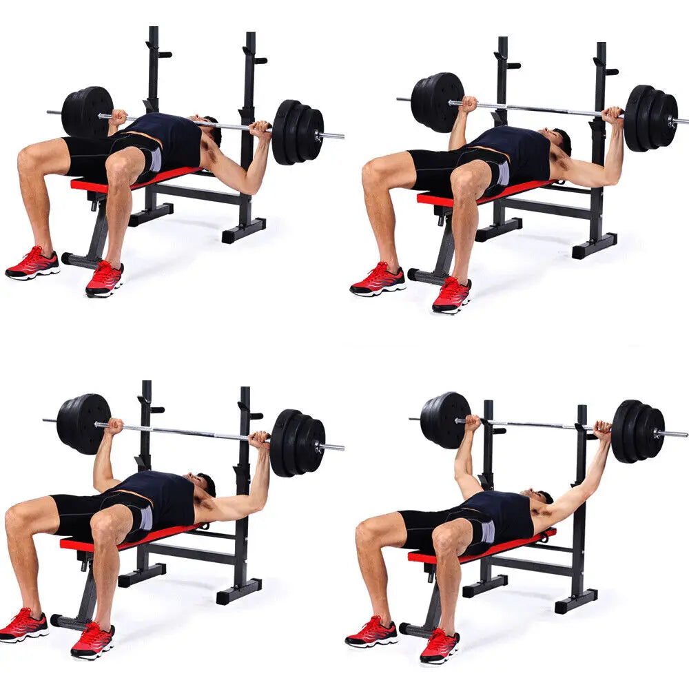 Banco de Musculación Plegable Pro10 ES-544 Fit-Force, Multifunción y Práctico