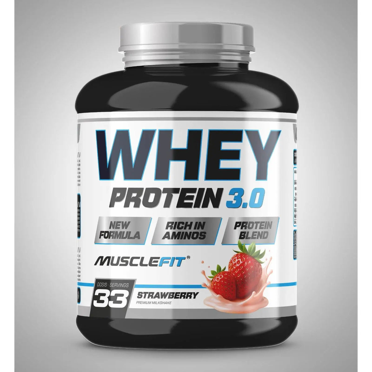 WHEY 3.0 BLEND PROTEIN 1kg MUSCLEFIT ENTREGAS 24/48 HORAS