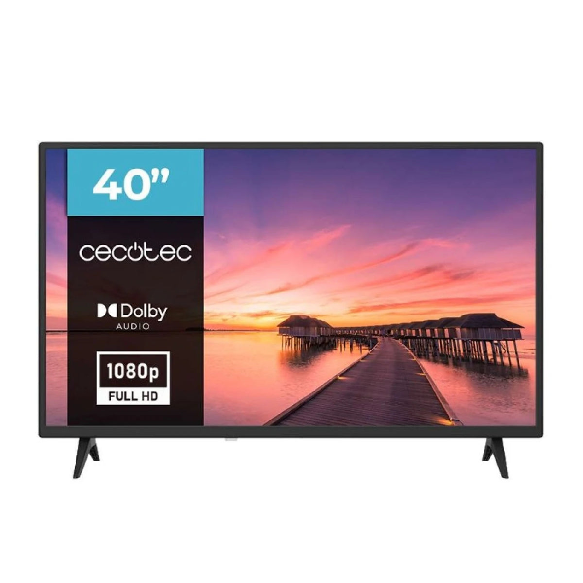 Cecotec tv, 40 inch led television with full hd resolution 0 series 0040. dolby system, dvb_t/t2/c/s/s2 tuner