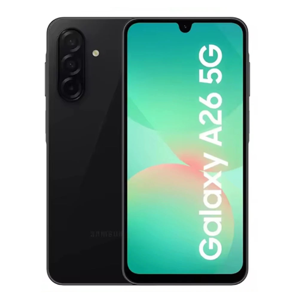 Smartphone Samsung Galaxy A26 5G con pantalla AMOLED de 6,5", procesador octa-core, triple cámara de 50 MP, batería de 5000 mAh, carga rápida de 25 W, NFC, Android 14 - Teléfono móvil Dual SIM