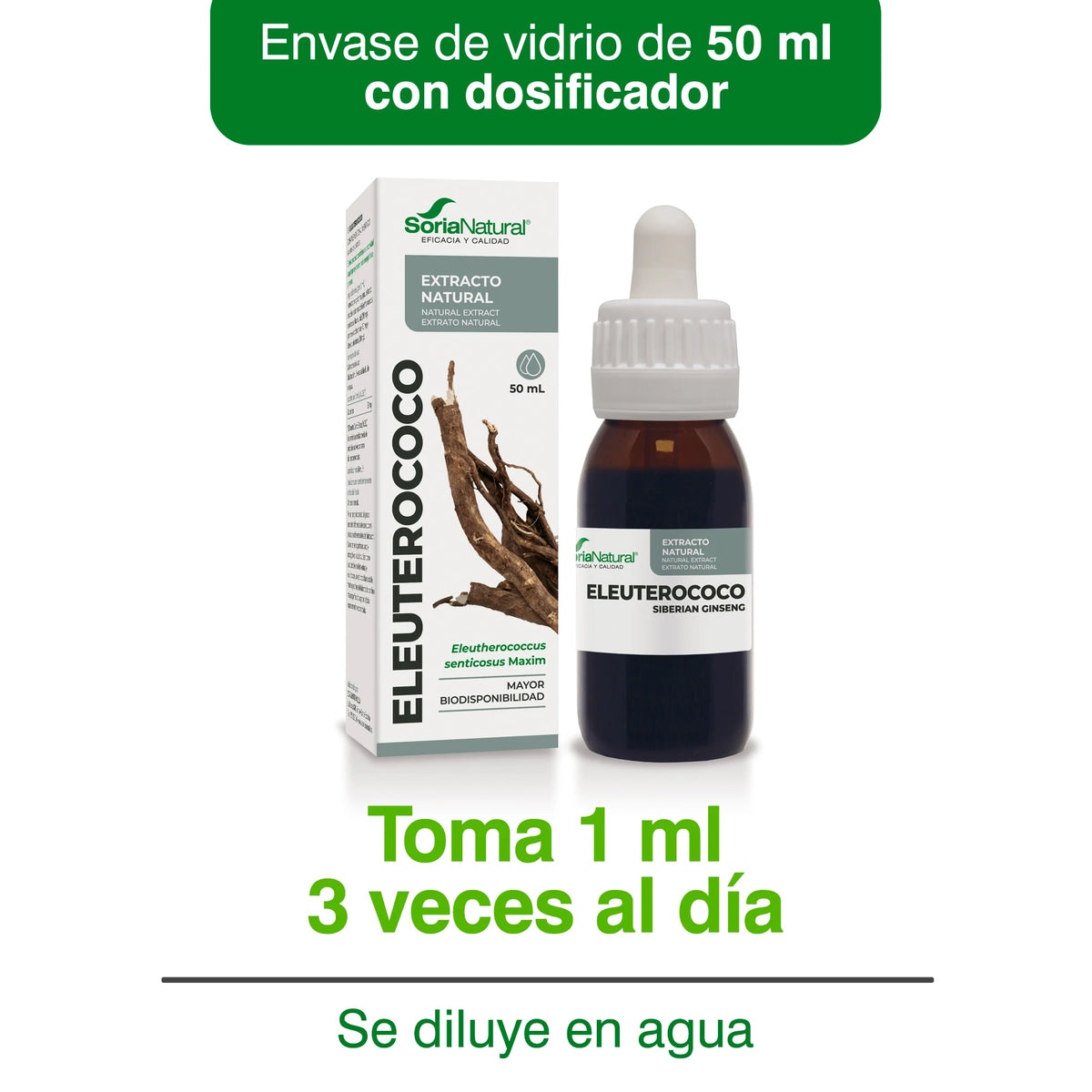 Energía Natural Extracto De Eleuterococo 50ml Soria Natural - Multivitaminas