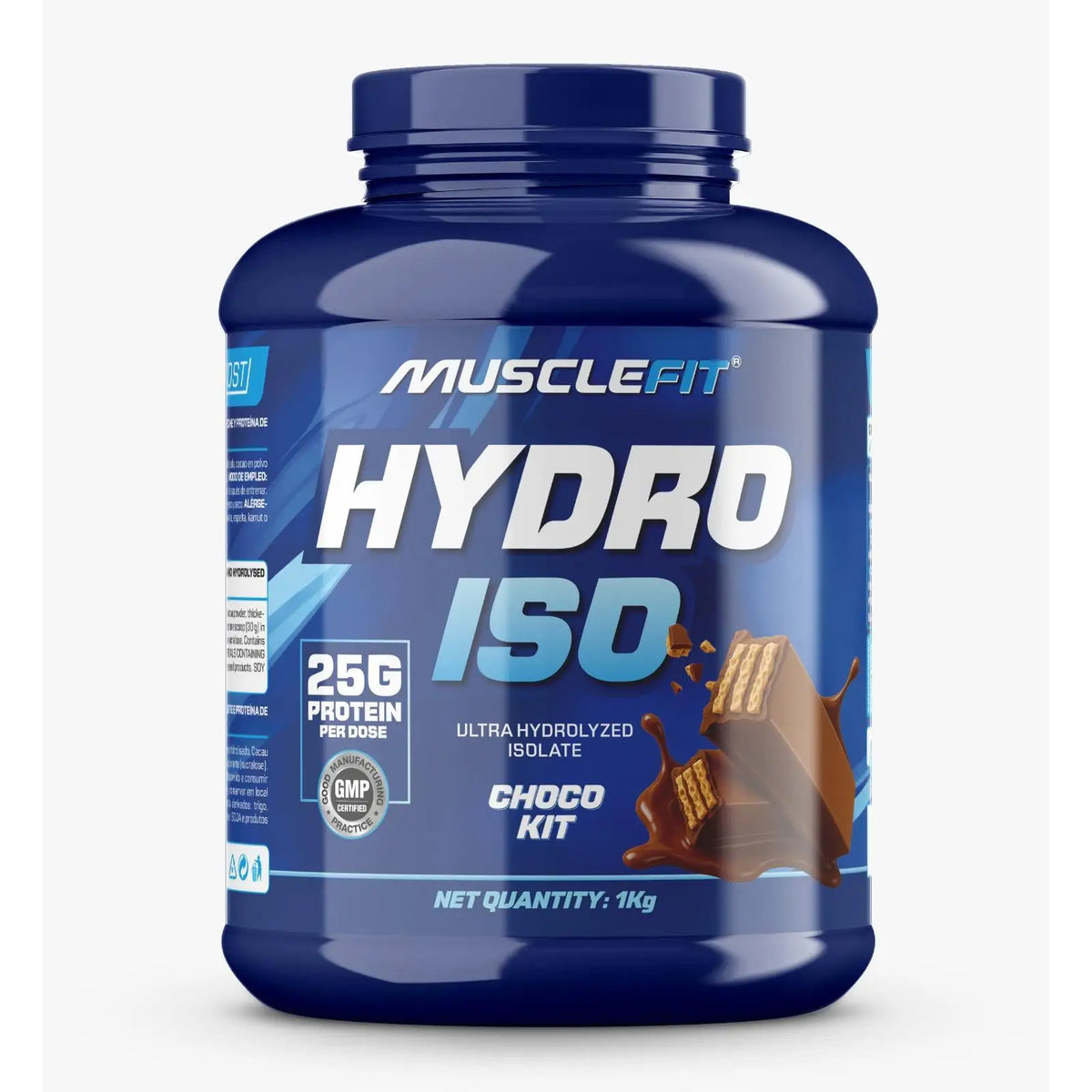HYDRO ISO 1kg - MUSCLEFIT - OFERTA PREMIUM - AISLADO DE PROTEÍNA - ENTREGAS 24/48 HORAS