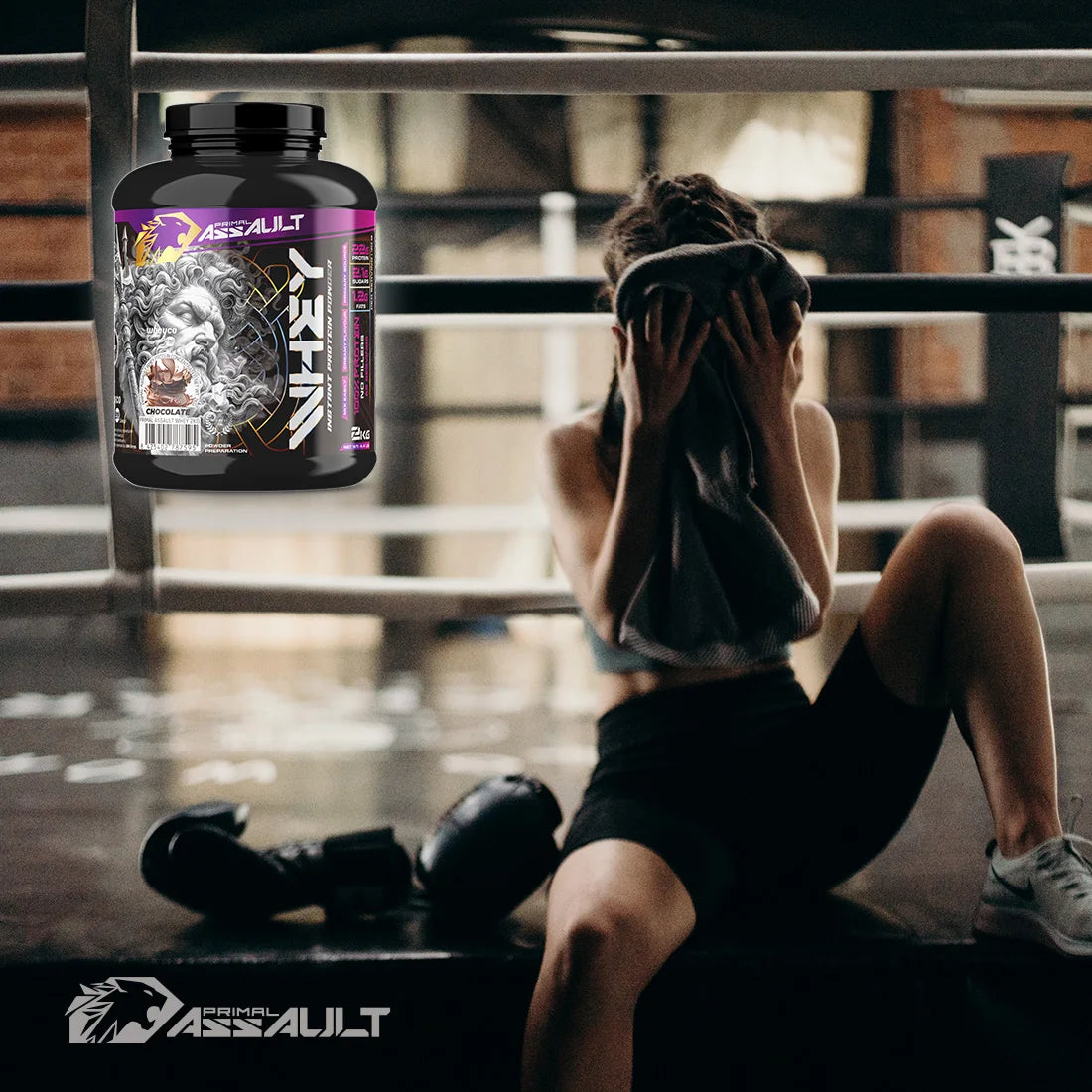 ASSAULT - 100% concentrado de proteína de suero WHEYCO® optimizado para poner en marcha los procesos de desarrollo muscular de su organismo. La proteína contribuye al crecimiento y mantenimiento de la masa muscular