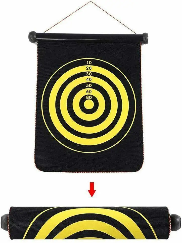 Double-sided magnetic dart board with darts children adult office family leisure indoor maxia market