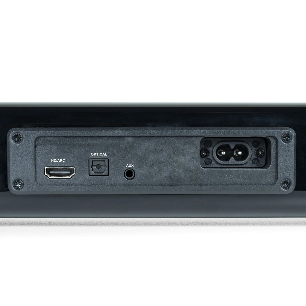 Metronic 477591 Barra de Sonido Bluetooth 5.3 para PC o TV, 90W, Estereo 2.0, Tomas Audio TV, USB, AUX, óptica, Montaje Mural, Mando a Distancia