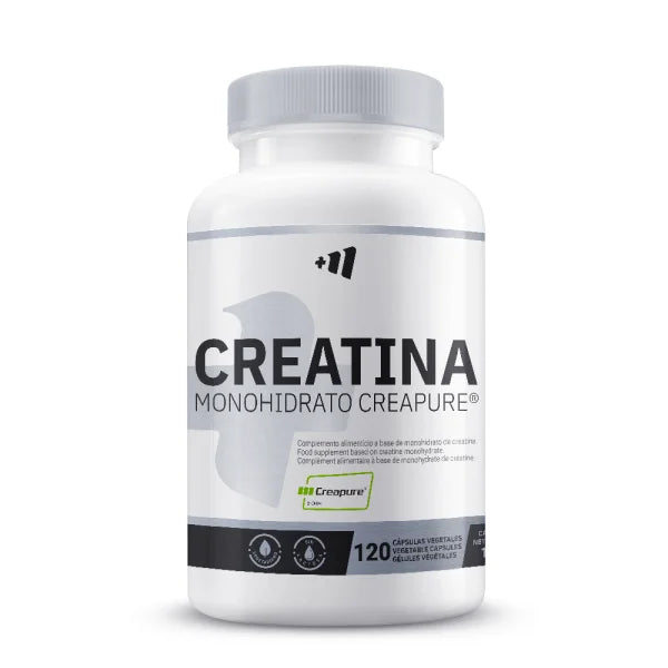 Creatina Monohidrato (Creapure®) - 120 Cápsulas Vegetales de MM Supplements