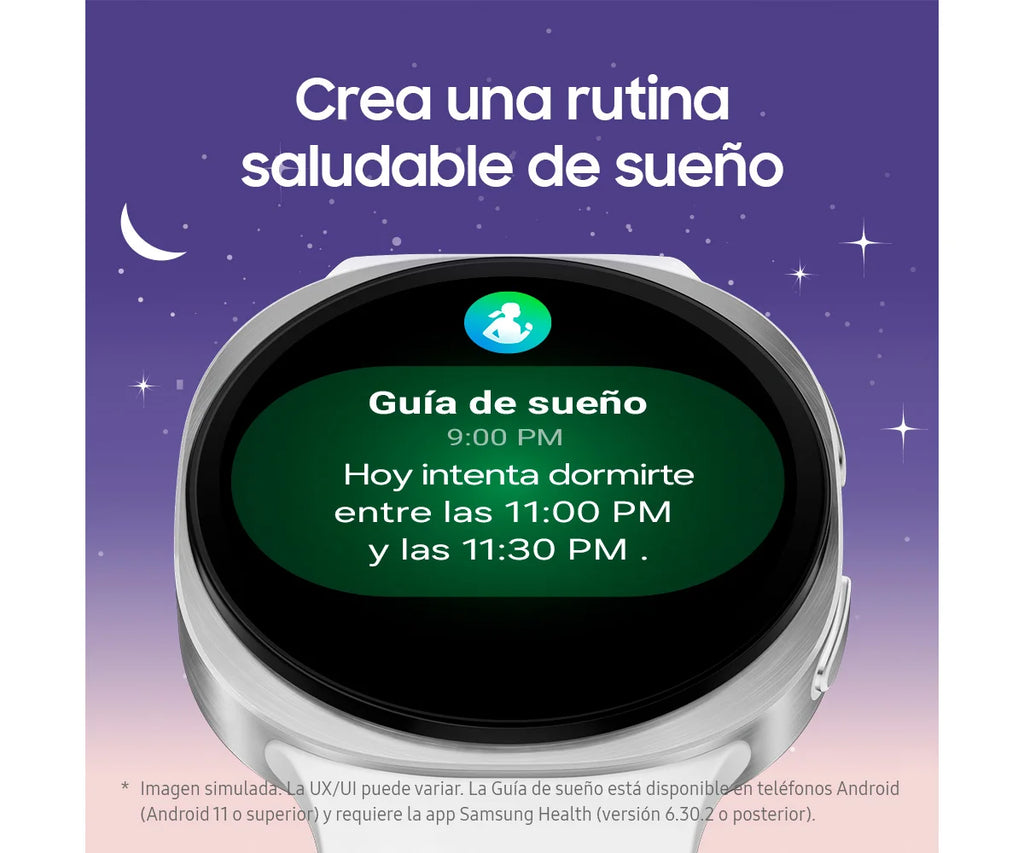 Reloj inteligente Samsung Galaxy Watch8 con GPS, Bluetooth 5.3, pantalla táctil HD de 1.31"/1.47", resistencia al agua IP68, monitoreo de salud y carga inalámbrica rápida para hombres y mujeres.