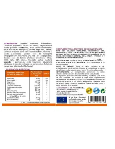 SUPER COLAGENO HIDROLIZADO, 300gramos ROBIS    Proteínas Naturales