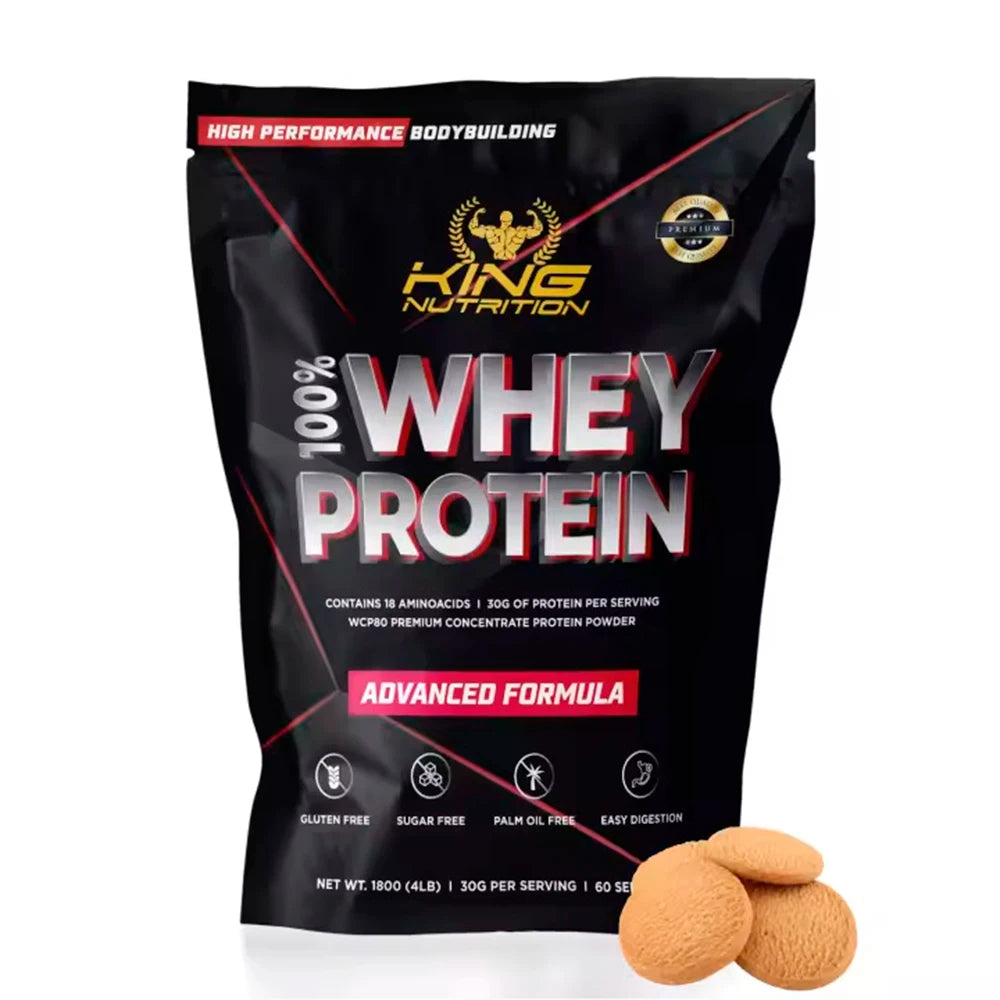 Whey Protein 1,8kg King Nutrition Proteina Concentrada.*
