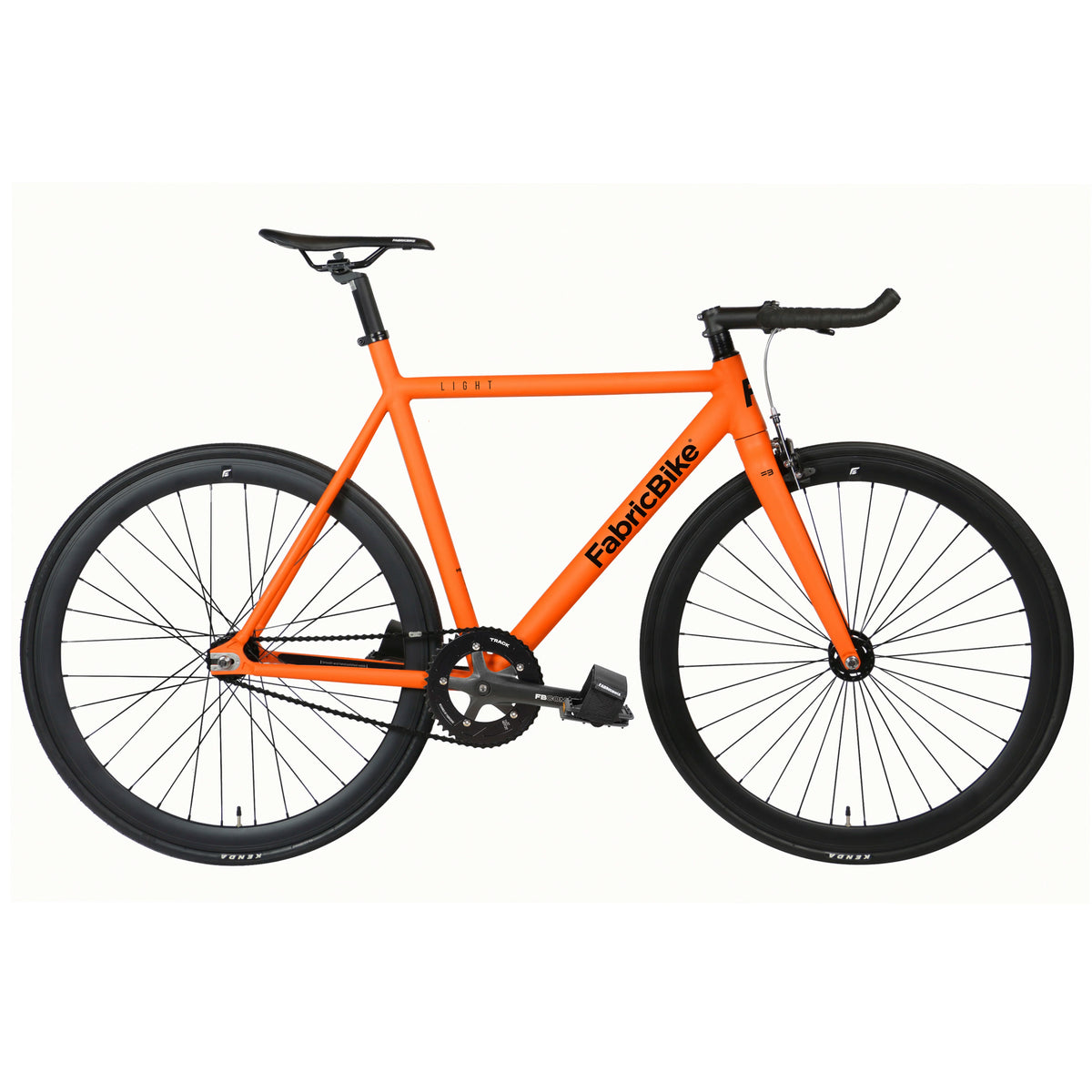 Bicicleta de piñón fijo FabricBike Light, Fixie, Single Speed, cuadro y horquilla de aluminio, ruedas de 28", 6 colores, 3 tallas, 9,45 kg (talla M).