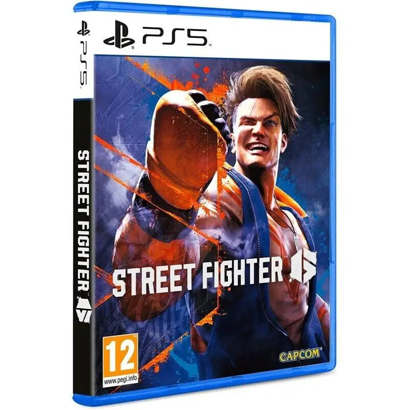 Street Fighter 6 PS5 - New Physical Game, PAL Germany, for PlayStation 5 with Spanish, English, French, German, Italian, and Portuguese languages, featuring dynamic combat and expanded roster.