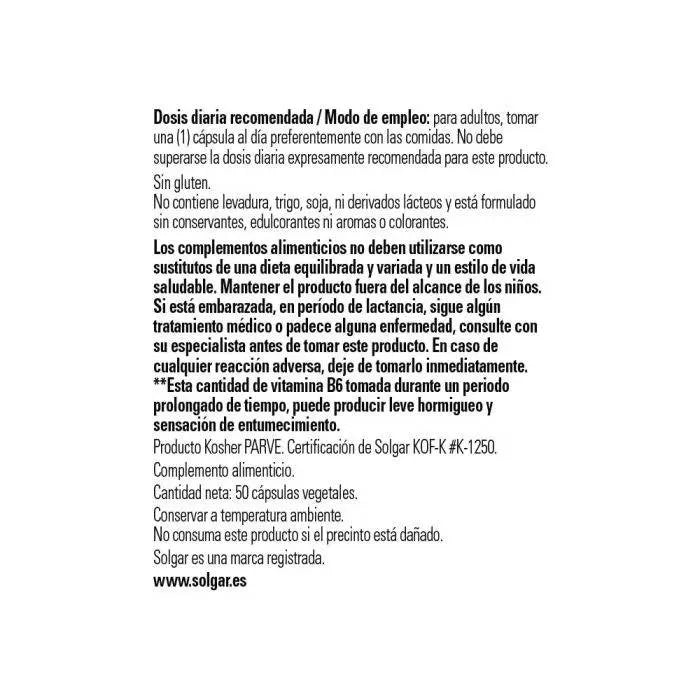 Solgar Bcaa Plus 50 Capsulas Vegetales