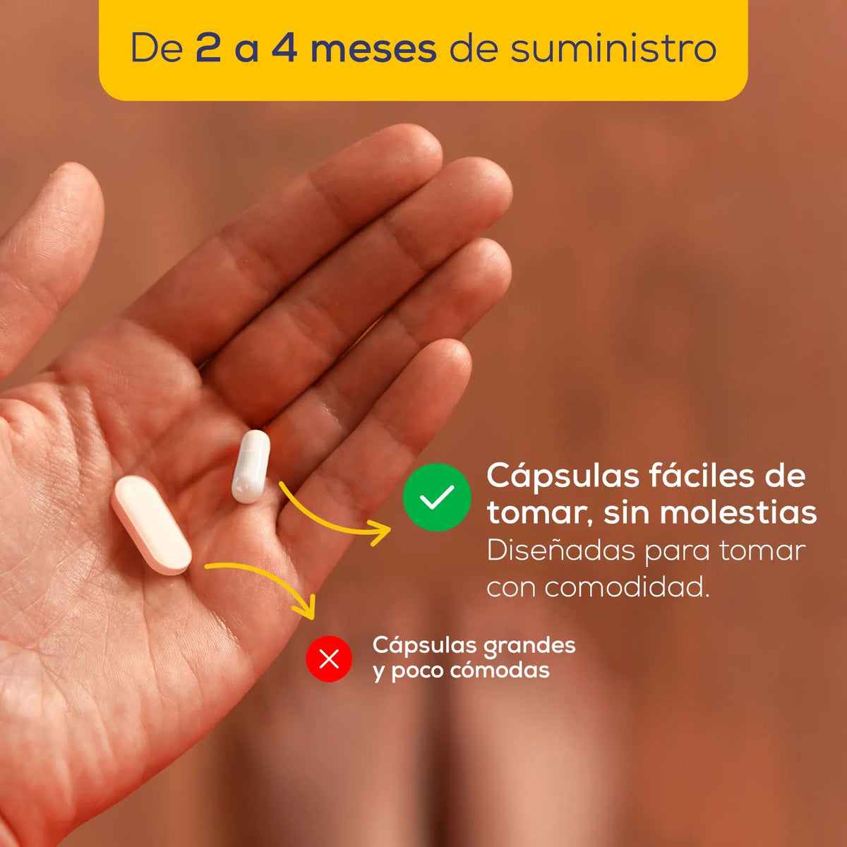 Magnesio Complex - Citrato, Bisglicinato y Óxido de Magnesio Triple - Alta Absorción - 120 cápsulas