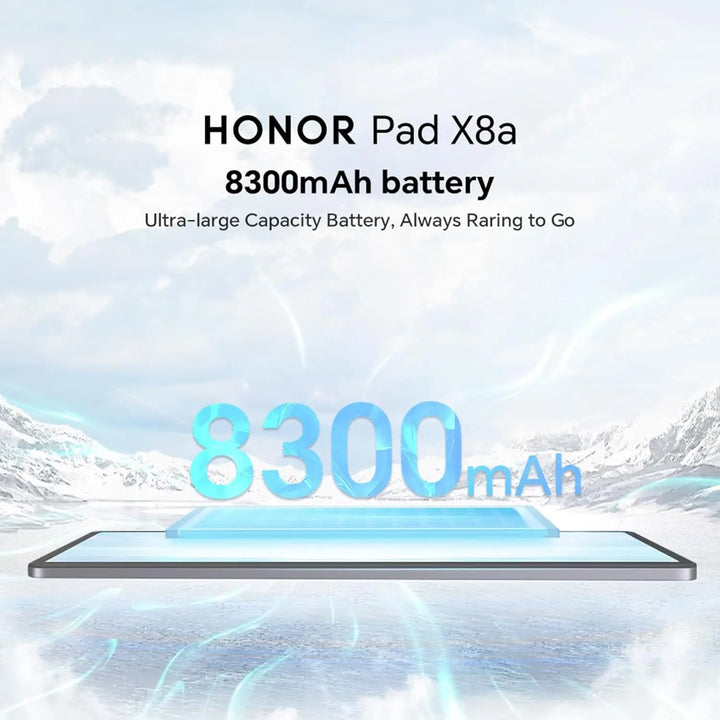 Tableta - HONOR Pad X8a WiFi, Space Gray, Relaja tu vista en 11 pulgadas con una fluidez total  Pantalla FullView HONOR｜8300mAh  Batería ultra grande｜Gran sonido  Disfruta de sus cuatro altavoces