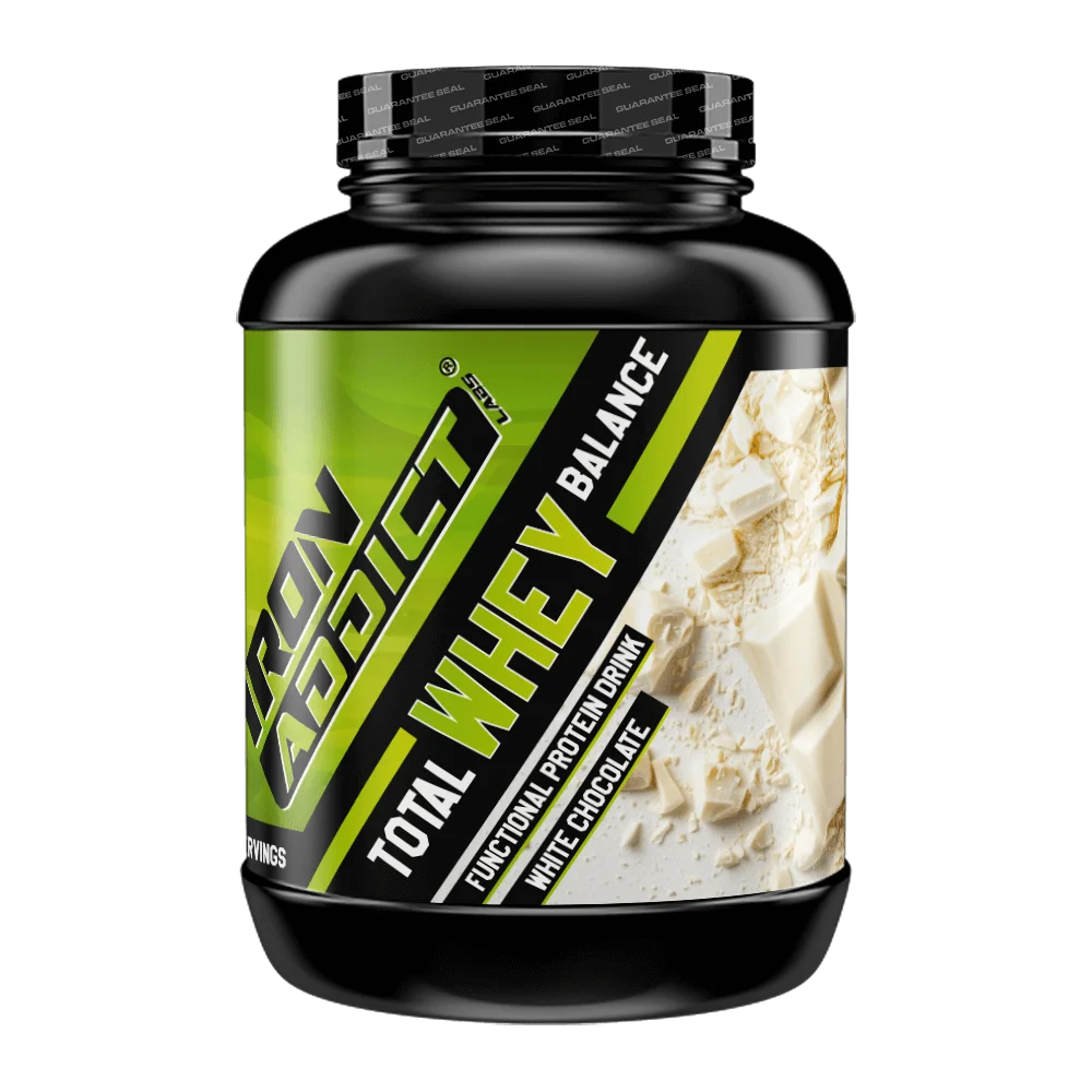 Whey Protein 1.8Kg Iron Addict Labs - Proteína de Suero de Leche de Máxima Calidad+Colágeno+Creatina - Mantenimiento y Desarrollo Muscular - Fortalece las Articulaciones - Mezcla de proteínas - Iron Addict Labs