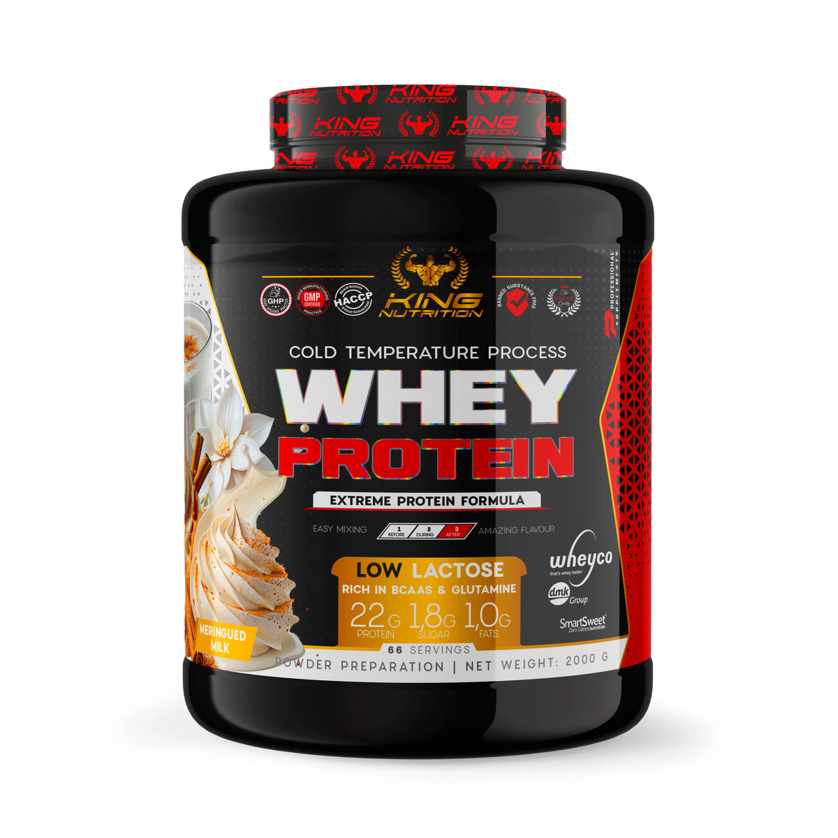 Whey Protein 2Kg King Nutrition Proteina Concentrada