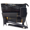 GHD Gold Gift Set | Plancha Profesional + Cepillo Paddle + Neceser ✨