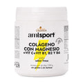 Amlsport® Colágeno con Magnesio, Vitamina C y Complejo B, Sabor Fresa, 350 g - Suplemento Alimenticio para el Cuidado de Articulaciones, Huesos y Músculos