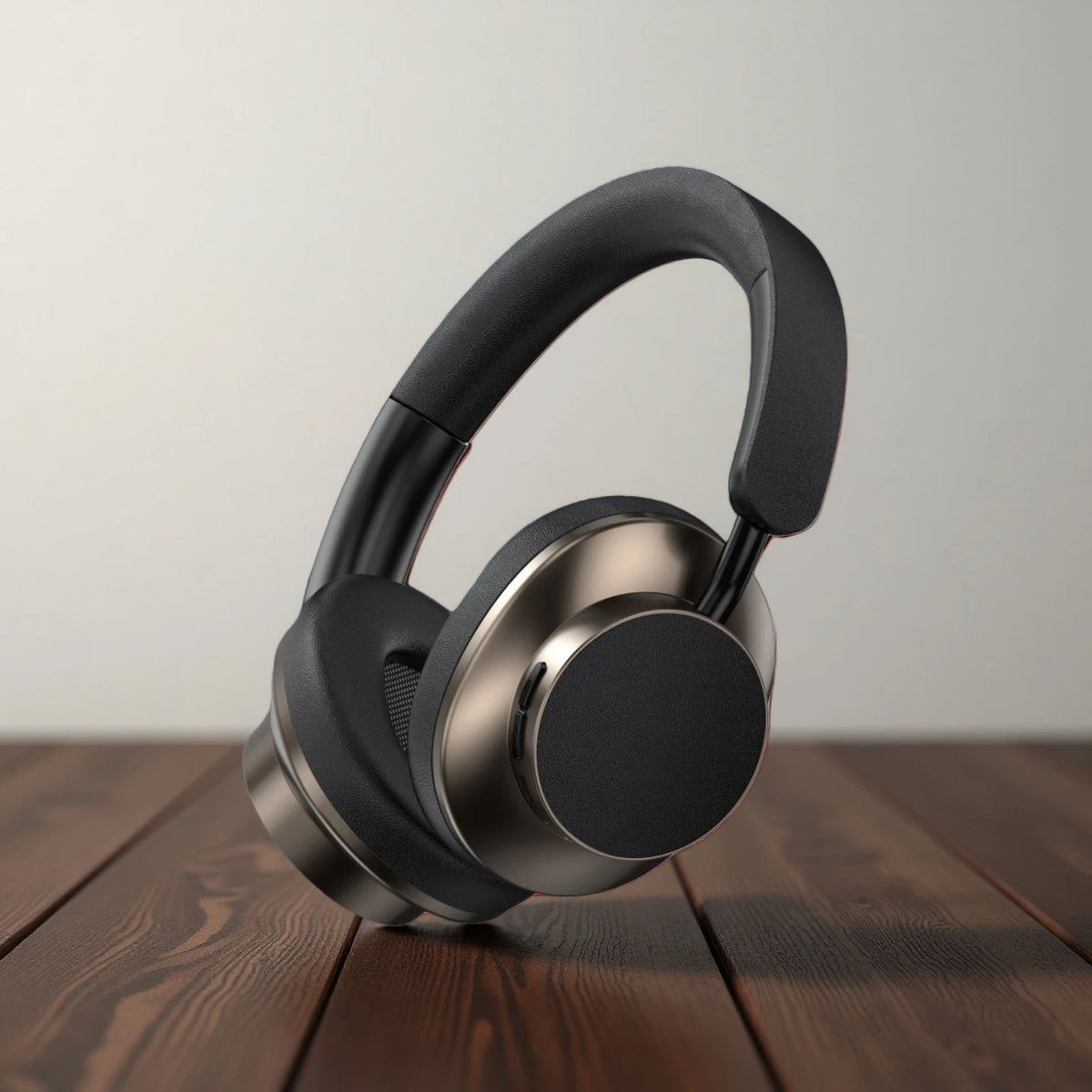 Auriculares inalámbricos de diadema TEISCHE con cancelación de ruido, 40 horas de reproducción, Bluetooth 5.4, diseño ergonómico, graves profundos y ajuste cómodo, ideales para música y llamadas.