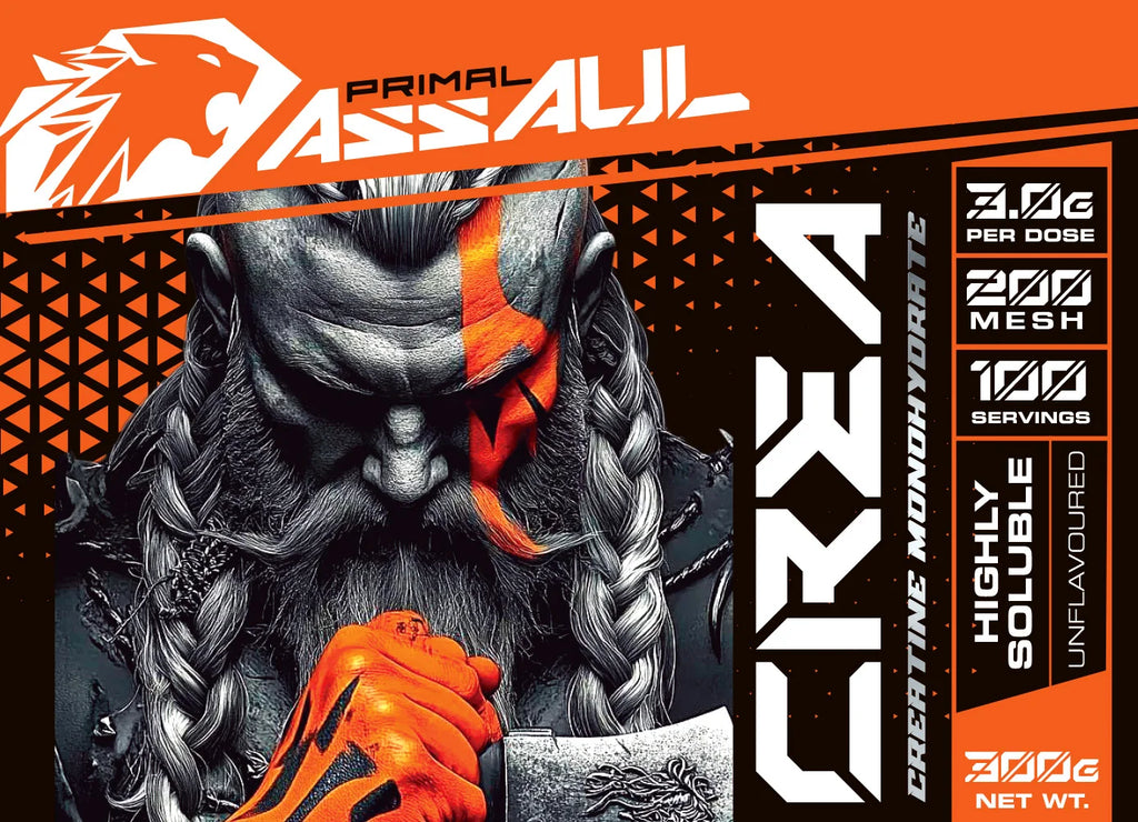 PRIMAL ASSAULT | Pack de Proteina ISOLATE 2KG + Creatina en Polvo Sin Sabor 300g