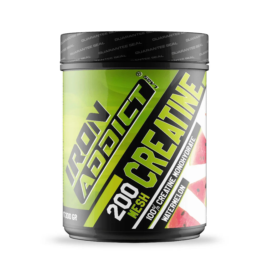 100% Creatina Monohidrato 200 Mesh - 300g - Creatina monohidrato - Iron Addict Labs