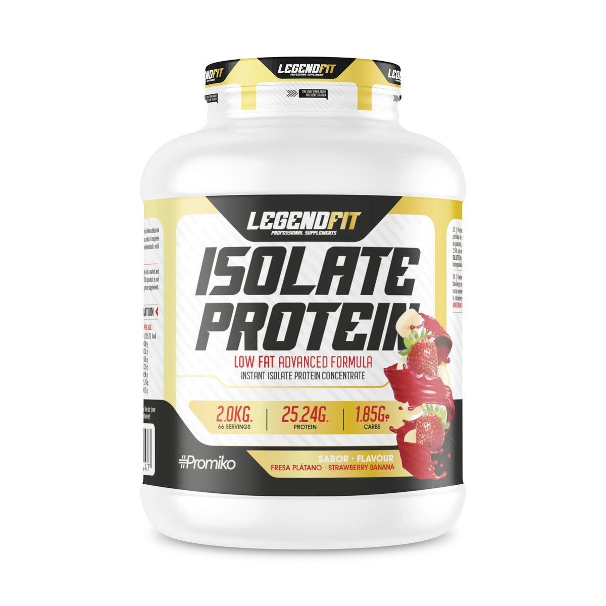 PROTEÍNA ISOLADA LEGEND FIT – DEFINICIÓN EXTREMA Y SABOR PREMIUM, 2 KG PROTEINA, DIFERENTES SABORES- CHOCOKIT,FRESA PLÁTANO, HELADO DE VAINILLA, CHOCOLATE BLANCO, BOMBÓN AVELLANA, DEFINICIÓN MUYSCULAR, RECUPERACIÓN PO