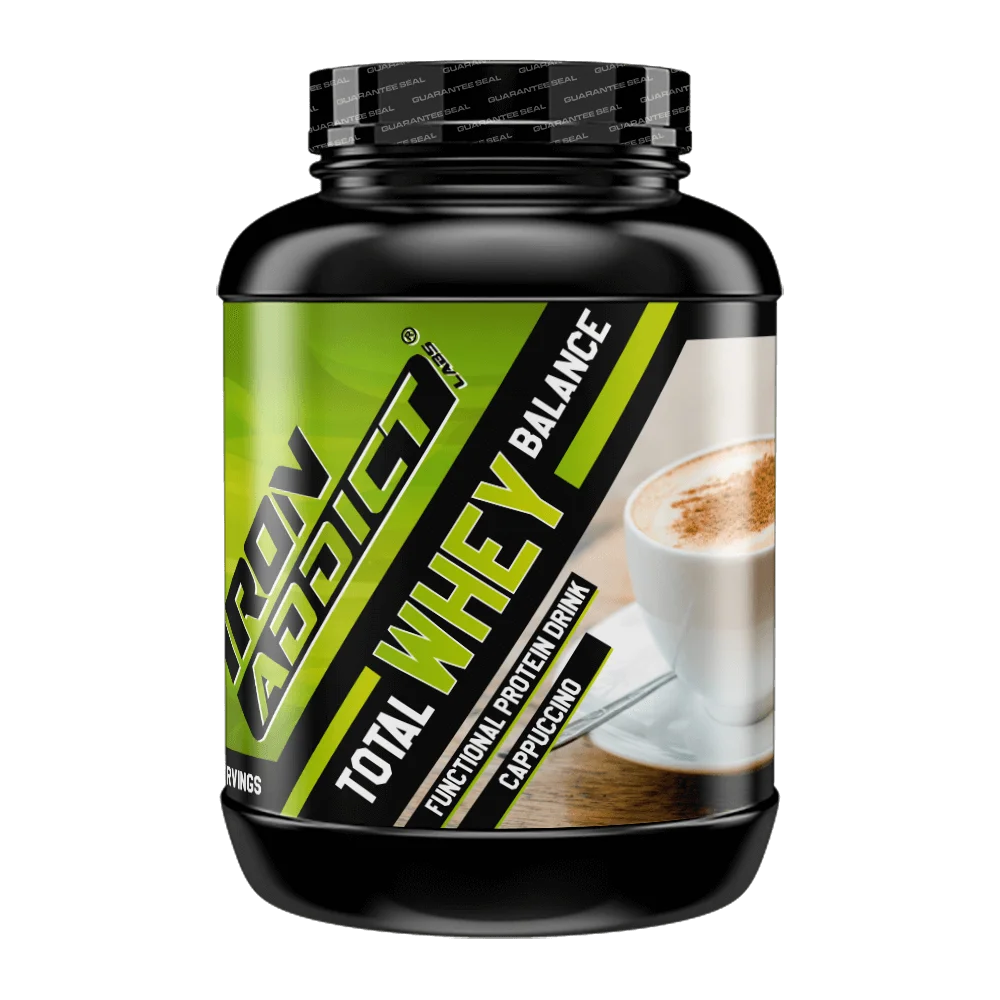 Whey Protein 1.8Kg Iron Addict Labs - Proteína de Suero de Leche de Máxima Calidad+Colágeno+Creatina - Mantenimiento y Desarrollo Muscular - Fortalece las Articulaciones - Mezcla de proteínas - Iron Addict Labs