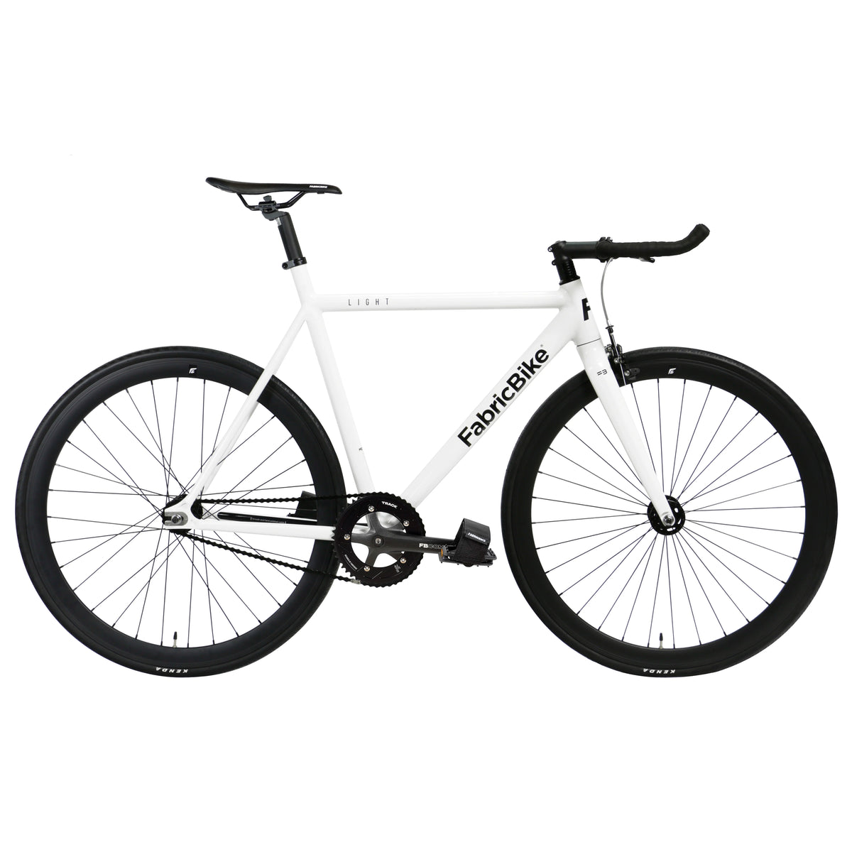 Bicicleta de piñón fijo FabricBike Light, Fixie, Single Speed, cuadro y horquilla de aluminio, ruedas de 28", 6 colores, 3 tallas, 9,45 kg (talla M).