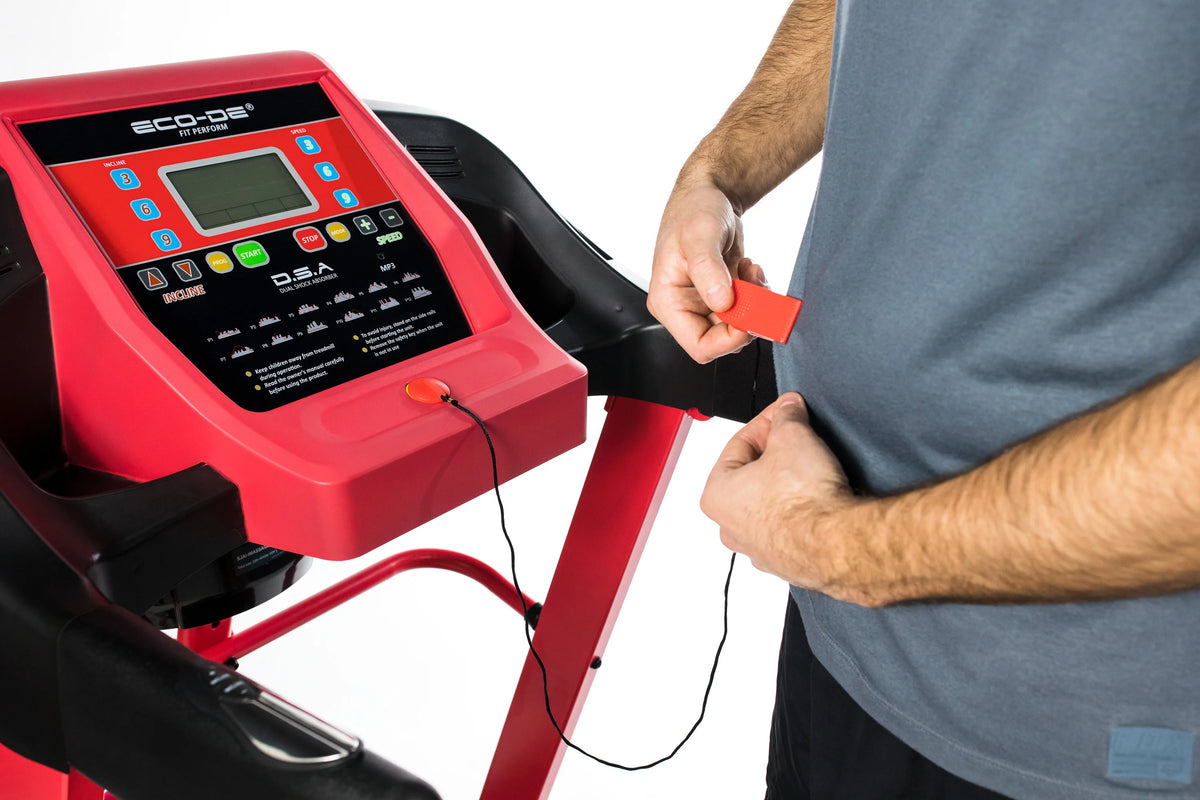Eco-De Cinta de Correr Fit Perform Multifonction, Plegable, DSA Double Shock Absorber, Cardio Control, Mp3 Speakers, Incliación eléctrica 15º, 12 programas, 16 Km/h ECO-2598M Eco-De
