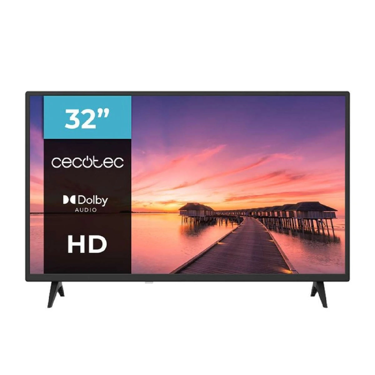 Cecotec tv, 32-inch led television 0 series 0032s. 32 inch screen, hd, optimal image and video resolution