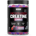 Premium Creatine Gummies DUO flavor (60 Gominolas) Blackberry Strawberry- Weider