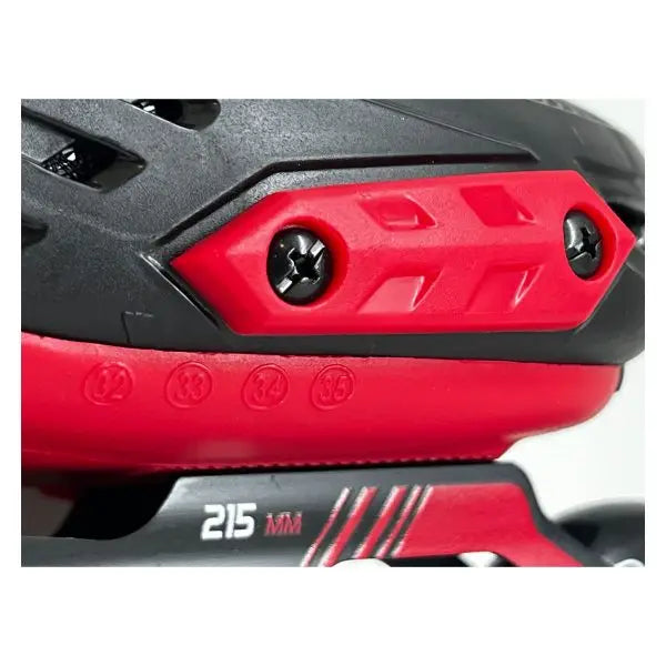 KRF PATÍN FREESKATE AJUSTABLE HARD FIRST BLACK/RED