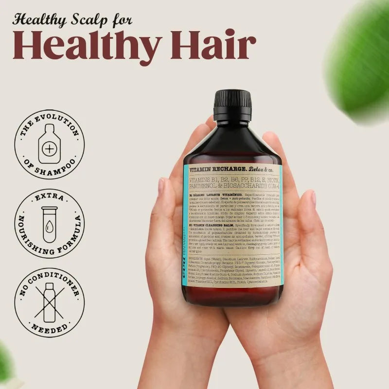 EVA PROFESSIONAL VITAMIN RECHARGE DETOX & CO. 500ML - Shampoo purificante y protector del cabello contra la contaminación