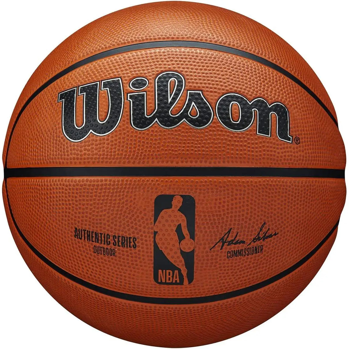 Wilson NBA Balón de Baloncesto, Serie Authentic, Diseño Oficial NBA, Tamaño 5 a 7