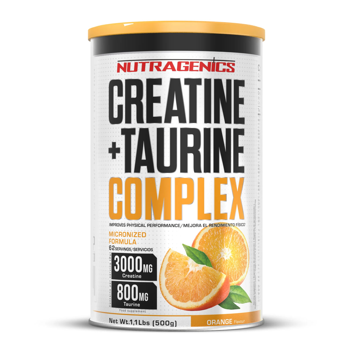 Creatine + Taurine Complex - 500 g - Creatina con taurina en polvo en 4 sabores increíbles