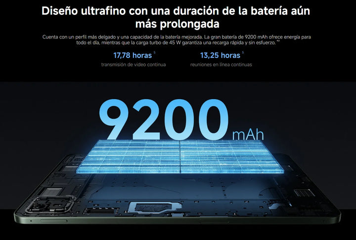 Tablet Xiaomi Pad 8 8GB+256GB/12GB+256GB, Snapdragon® 8s Gen 4, Pantalla de 3,2K y 144 Hz con nitidez cristalina, Enorme batería de 9200 mAh, Experiencia de productividad de nivel PC, Xiaomi HyperAI