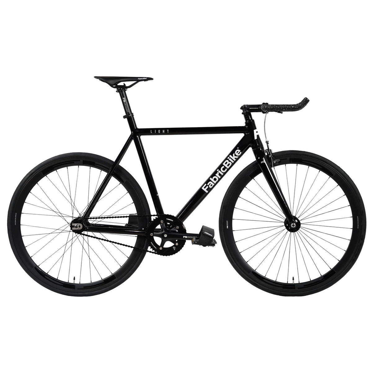 Bicicleta de piñón fijo FabricBike Light, Fixie, Single Speed, cuadro y horquilla de aluminio, ruedas de 28", 6 colores, 3 tallas, 9,45 kg (talla M).