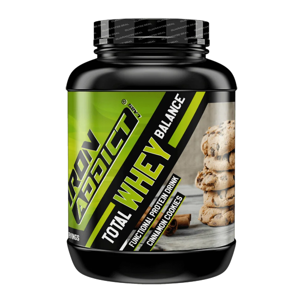 Whey Protein 1.8Kg Iron Addict Labs - Proteína de Suero de Leche de Máxima Calidad+Colágeno+Creatina - Mantenimiento y Desarrollo Muscular - Fortalece las Articulaciones - Mezcla de proteínas - Iron Addict Labs