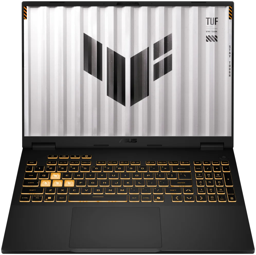 Asus tuf gaming f16 tuf608jmi-tu345 - 16" wuxga 144hz gaming laptop (core i5-14450hx. 16gb ram. 512gb ssd. rtx 5060 8gb. no operating system) jager gray - spanish qwerty keyboard