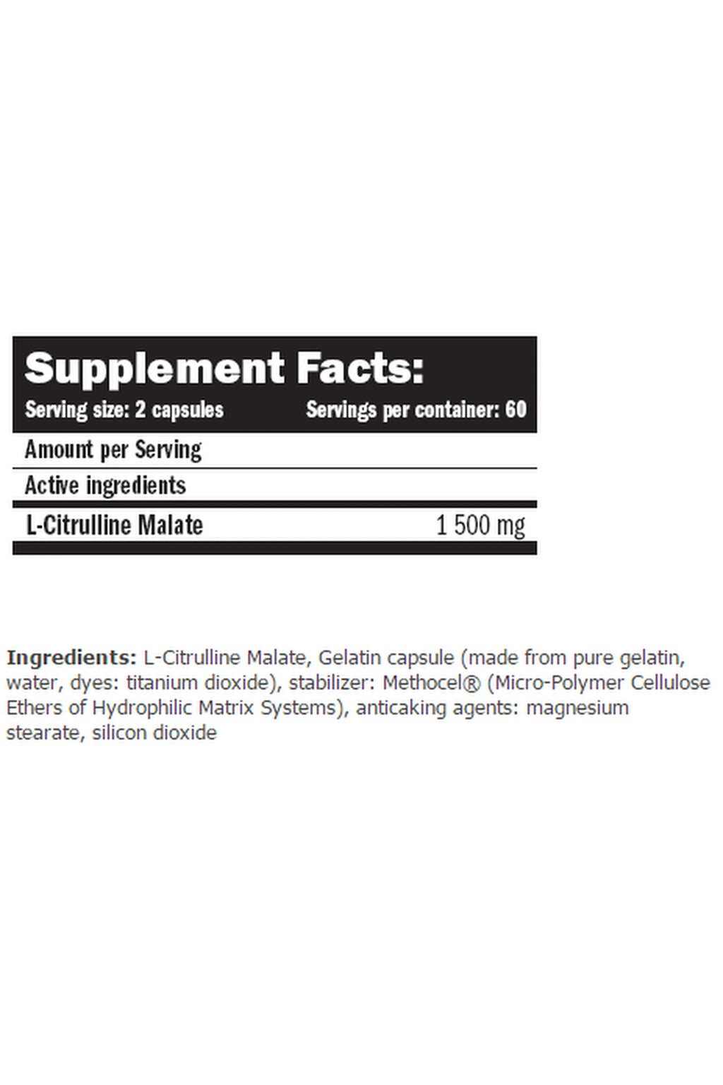 Amix Citrulyn 120 cápsulas - L-Citrulina Malato de Grado Clínico - Precursor Directo de Óxido Nítrico (NO) y Modulador del Ciclo de la Urea - Vasodilatación y Aclaramiento de Amoníaco