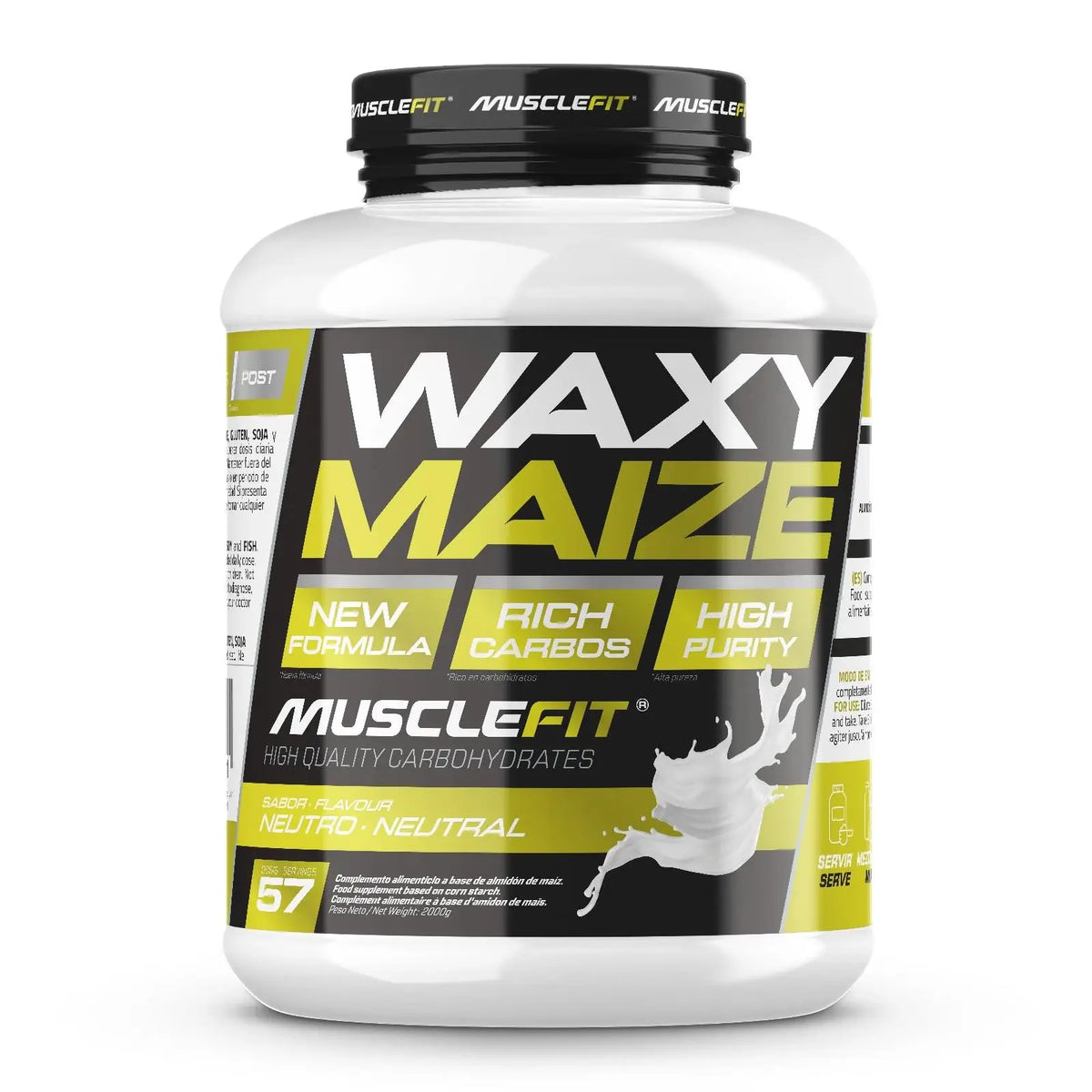 Waxy Maize 2kg - Musclefit - Almidón de Maíz