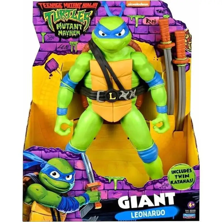 Paquete de 4 figuras gigantes de las famosas Tortugas Ninja de 30 cm