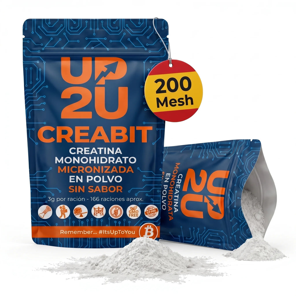 Creatina Monohidrato 500gr micronizada 200 MESH en polvo, +5 Meses de suministro, 166 Porciones, 3g por Porción, Sin Sabor, 100% Pura sin Aditivos, Alta Solubilidad, Incluye Dosificador