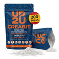 Creatina Monohidrato 500gr micronizada 200 MESH en polvo, +5 Meses de suministro, 166 Porciones, 3g por Porción, Sin Sabor, 100% Pura sin Aditivos, Alta Solubilidad, Incluye Dosificador
